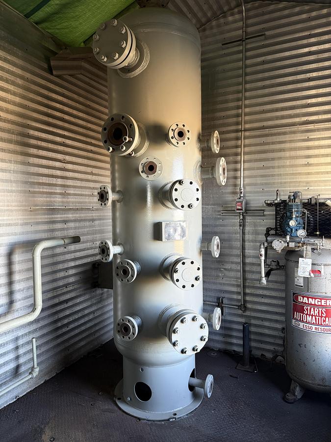 Used 30" 1440 PSI Sour Vertical Test Separator w/12 Well Header System - 15826