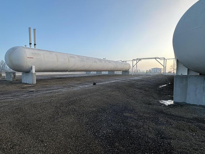 Used 90,000 Gallon 250 PSI Storage Bullet