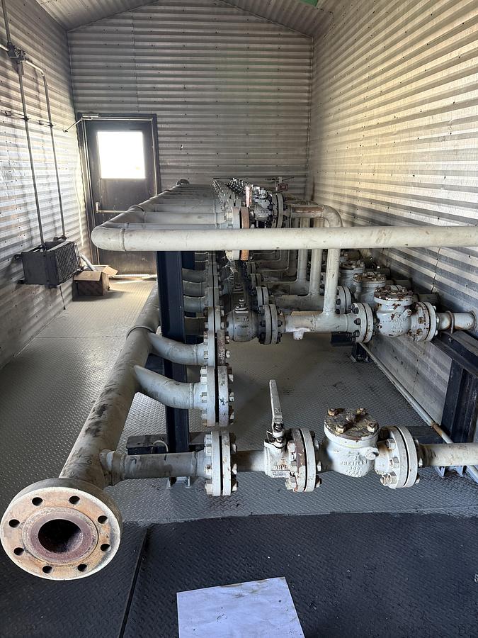 Used 30" 1440 PSI Sour Vertical Test Separator w/12 Well Header System - 15826