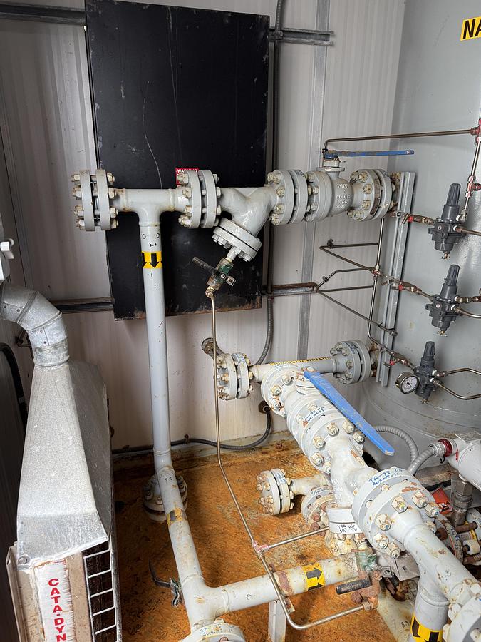 Used 30" 1440 PSI Vertical Sour Separator Package w/Integral 400 BBL Tank