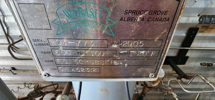 Used 36" x 10' 1440 PSI Horizontal Sour Separator Package