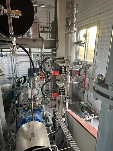 100HP New SOUR VRU Teco Driver with 2 Ro-Flo Compressors - 15623