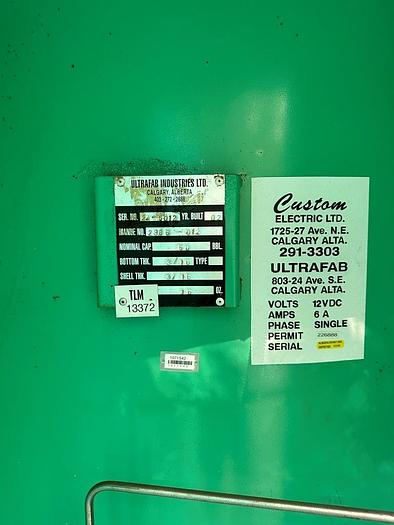 Used 50 BBL Double Wall Heated Internally Coated Tank