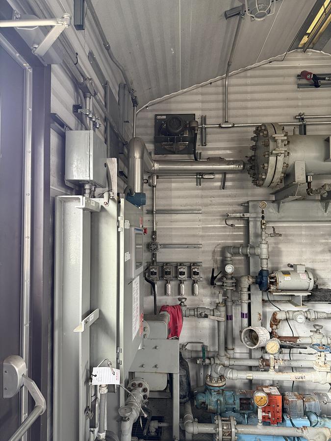 Used 75 HP Electric Driven Frick XJF-151M VRU Screw Compressor