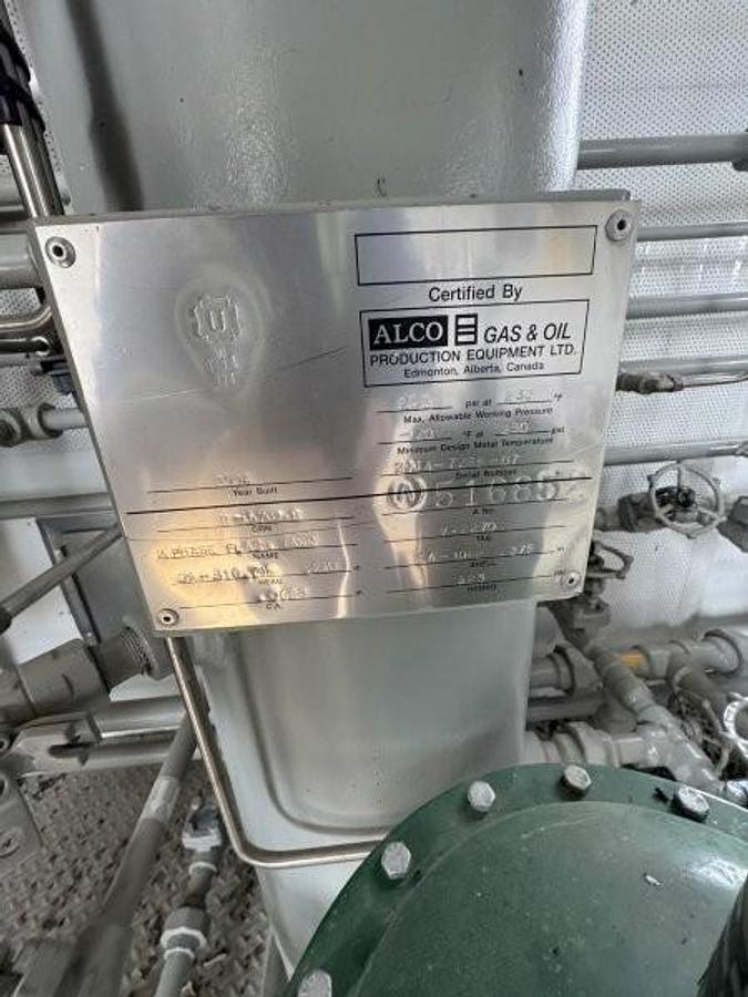 Used 24" 1415 PSI Sour 8 Tray Dehydrator