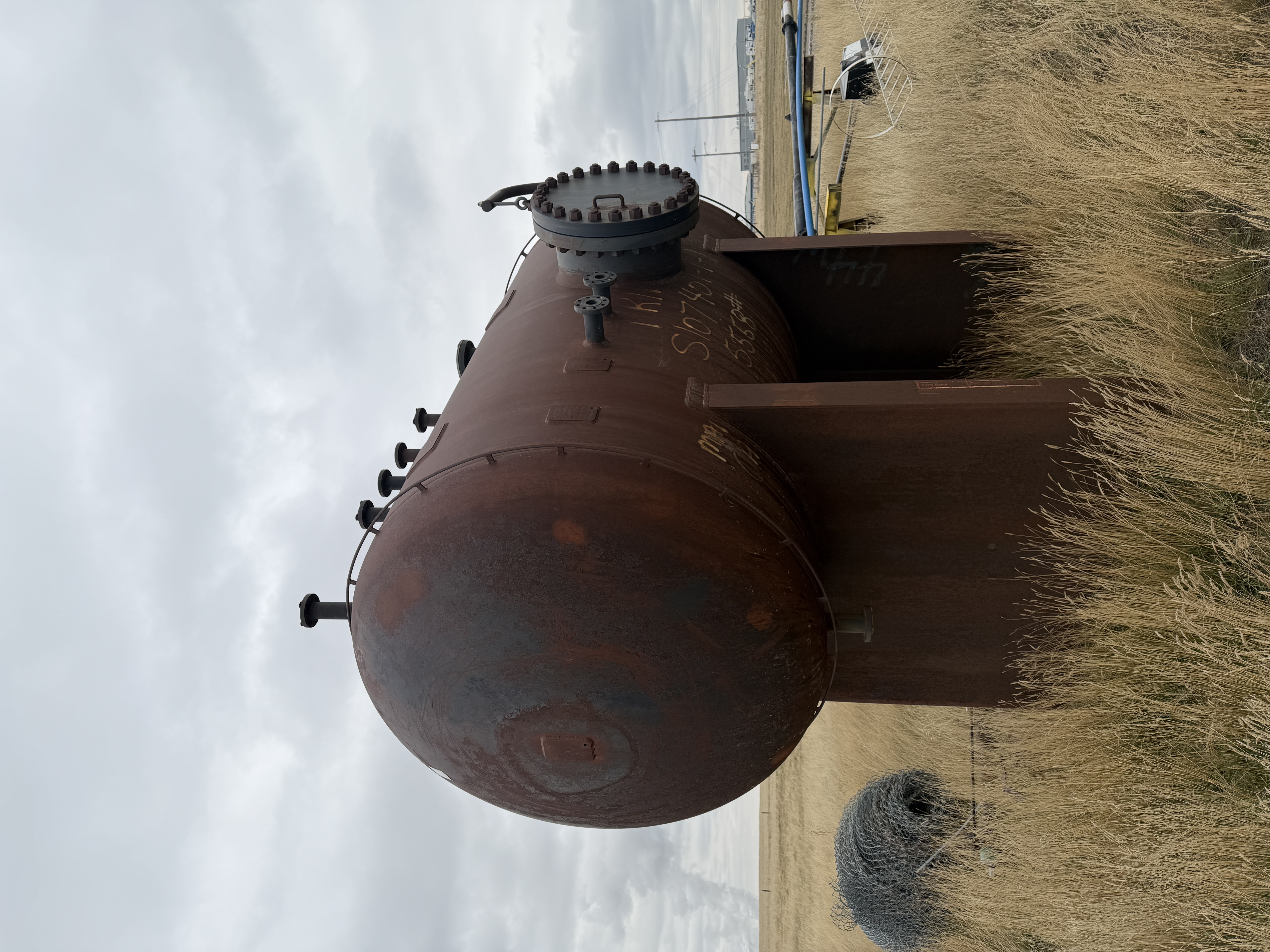85 BBL 84" x 10' Horizontal 200 PSI Flare Knockout Vessel - 15776