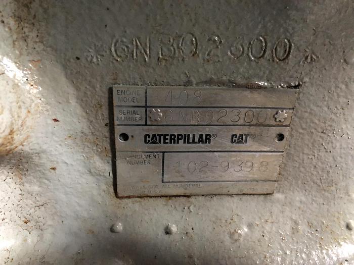 Used 400 HP Frick TDSH283L Screw Compressor w/ Cat 3408 Natural Gas Driver