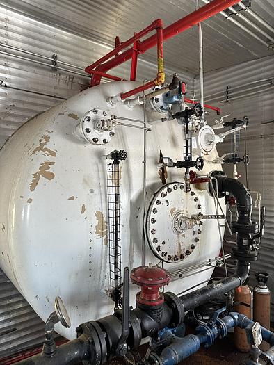 Used 8' x 30' Horizontal 75 PSI Sivalls Free Water Knock Out