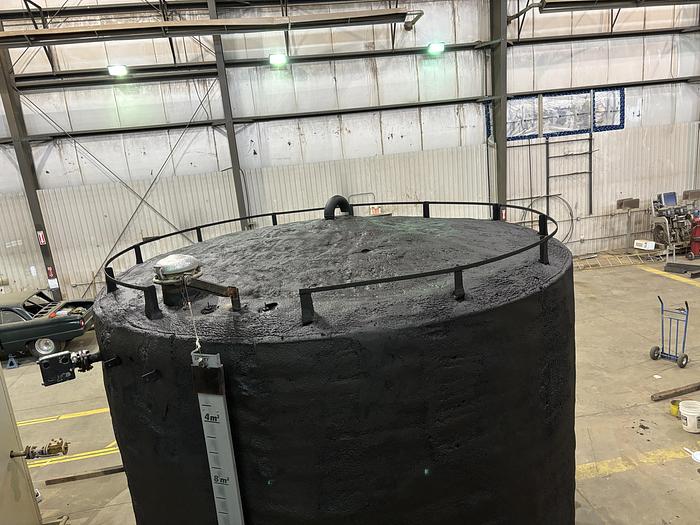 Used 200 BBL Double Wall Internally Coated Insulated Heated Tank