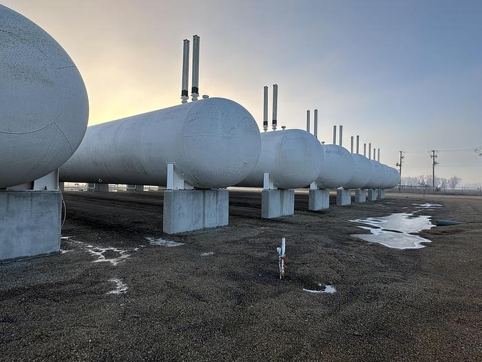 Used 90,000 Gallon 250 PSI Storage Bullet