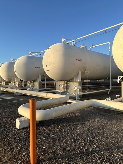 Used 90,000 Gallon 250 PSI Storage Bullet