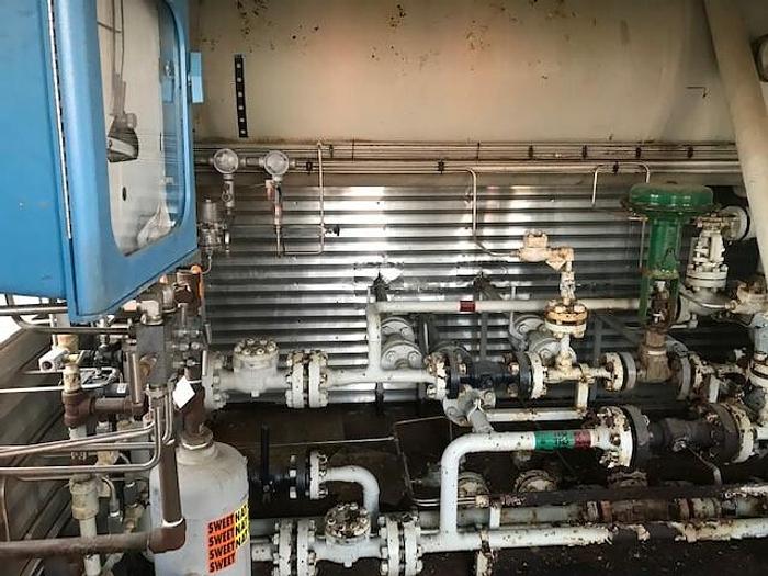 Used 42” x 16’ 1800# SOUR Orban 3 Phase Horizontal Separator Package