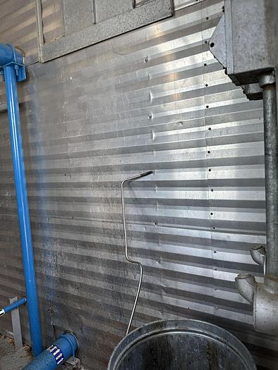 Used 8' x 25' Horizontal 75 PSI Rushton Free Water Knock Out