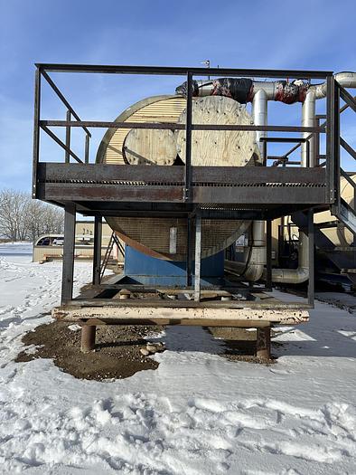 Used 8' x 30' Horizontal 75 PSI Sivalls Free Water Knock Out