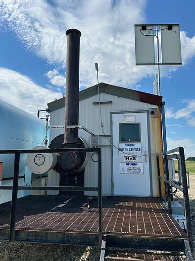 Used 8' X 26' Chadco Vessel/Separator/lineheater/Sand Separator Combo