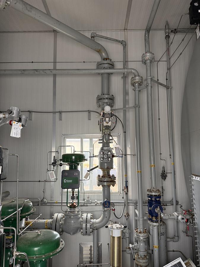 Used 30" 1440 PSI Vertical Sour Separator Package w/Integral 400 BBL Tank