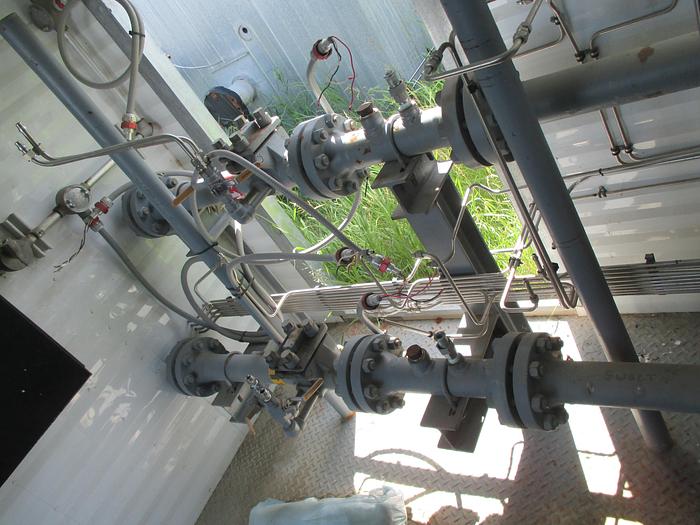 Used Dual 3" 600# ANSI SImplex Meter Skid