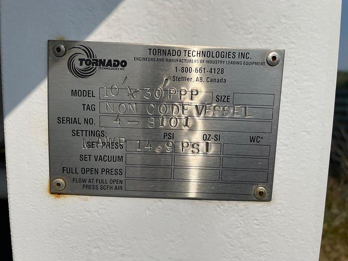 Used Positive Pressure Production Vessel