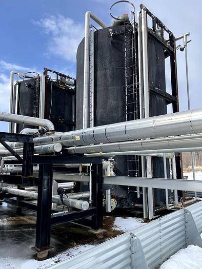 Used 400 BBL Insulated Heated & Internally Coated Tank