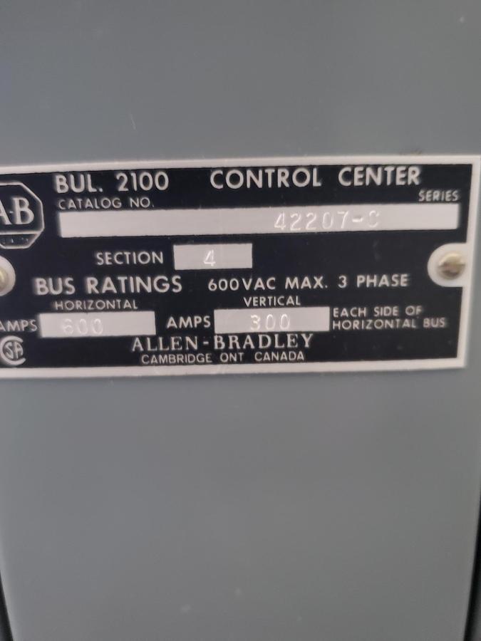 Used MCC Building approximately 12' x 24'