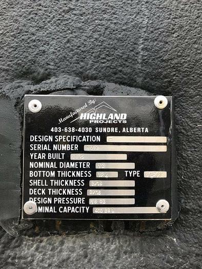 400 BBL ThermoVault Tank