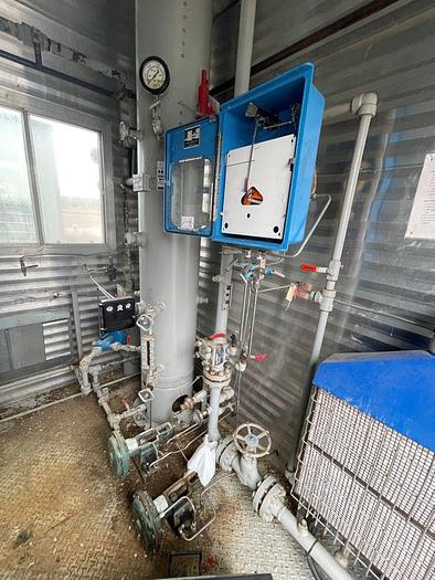 Used 16" 1440 PSI Vertical Separator Package w/Integral 100 Bbl Tank