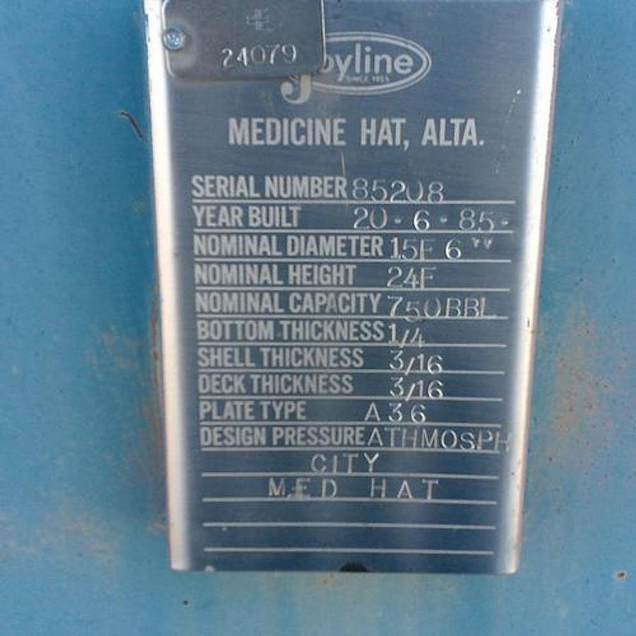 Used 750 BBL Insulated Tank - 14418