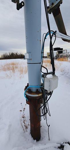 Used 8" x 4" x 40' Self Supporting Flarestack