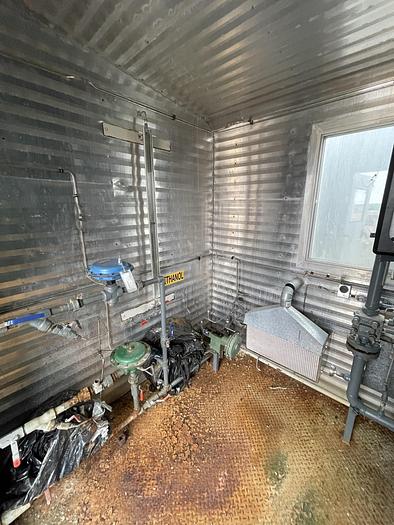 Used 16" 1440 PSI Vertical Separator Package w/Integral 100 Bbl Double Wall Fiberglass Tank