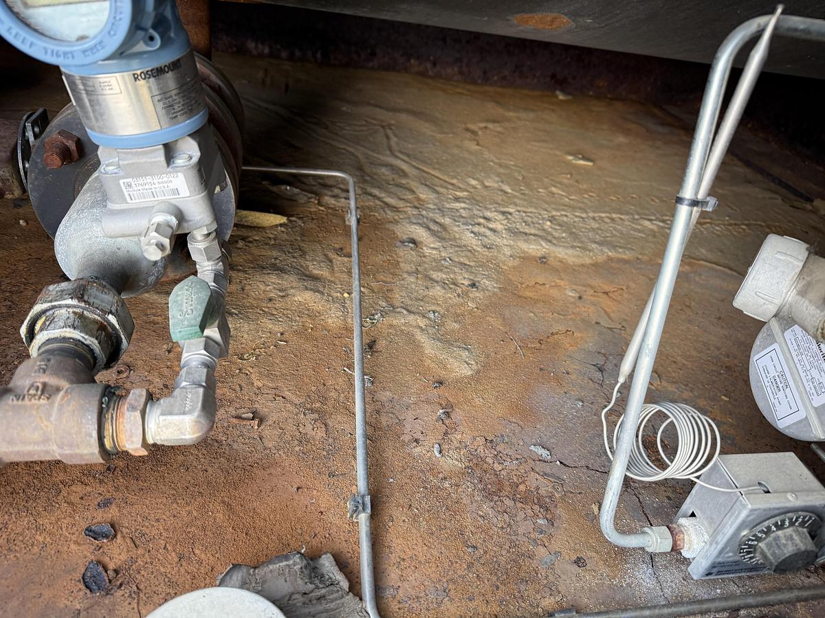 Used 100 BBL Double Wall 14.9 PSI 84" x 15' Insulated Heated Flare KO