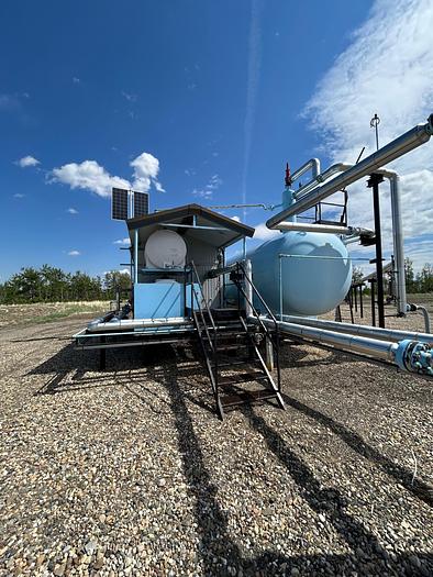 Used 8' X 26' Chadco Vessel/Separator/lineheater/Sand Separator Combo