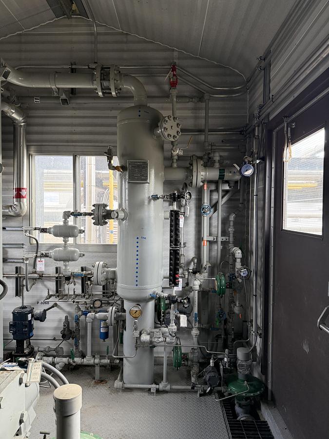 Used 75 HP Electric Driven Frick XJF-151M VRU Screw Compressor