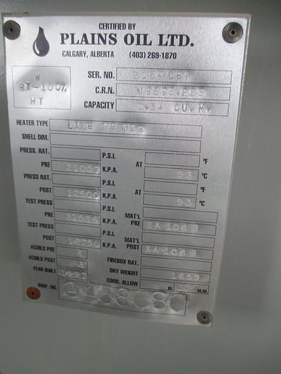 Used Plains Oil Ltd.