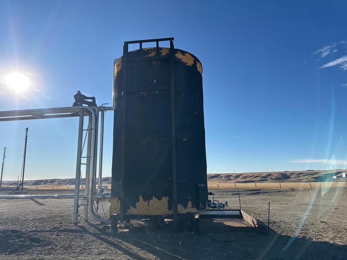 Used 750 BBL Double Wall Internally Coated Tank #16110