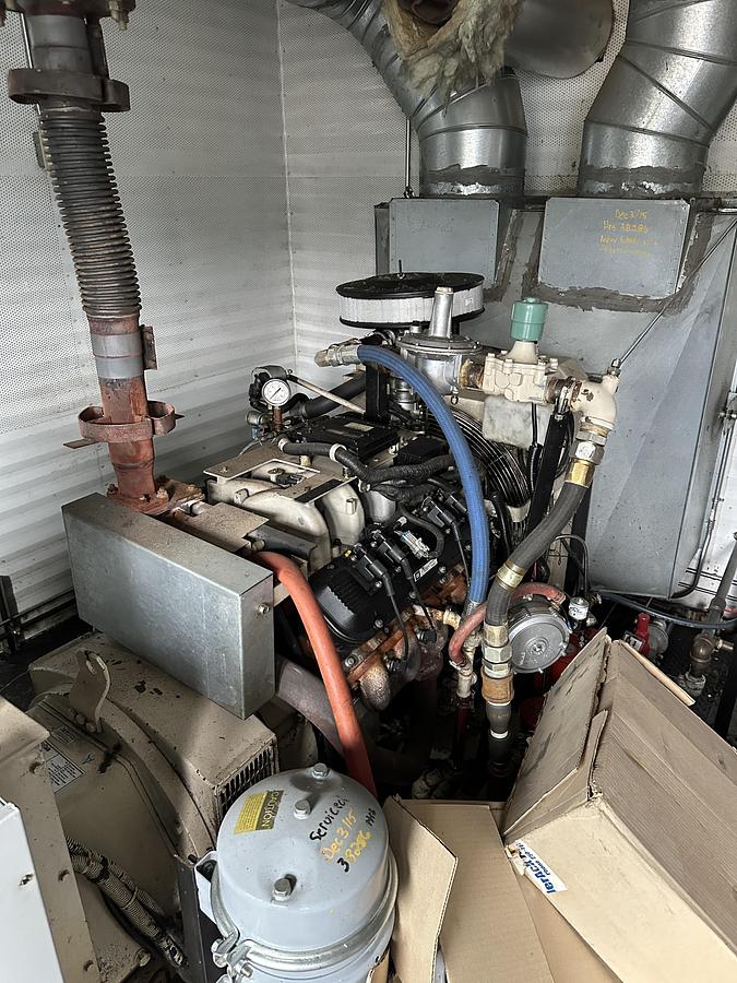 Used Dual 130 KW Katolight Generators with GM 8.1 L Natural Gas Engines