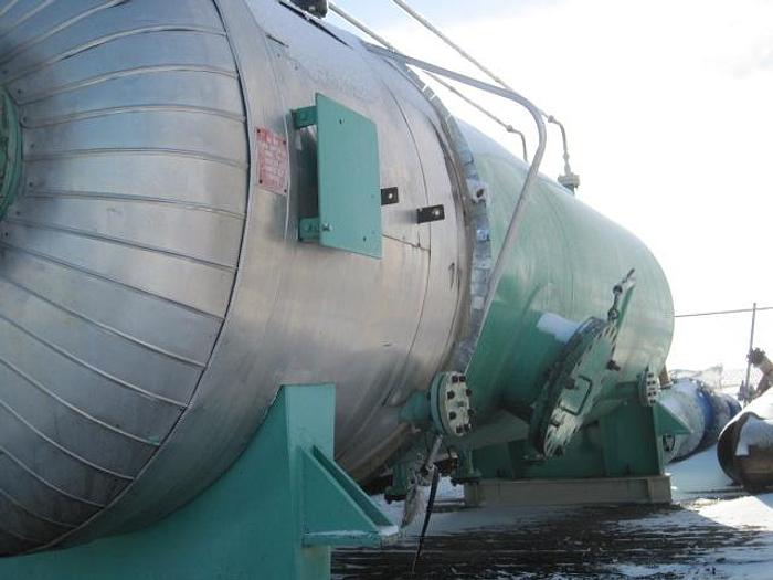 Used 6' x 20' 100 PSI Horizontal Electrostatic Internally Coated Treater