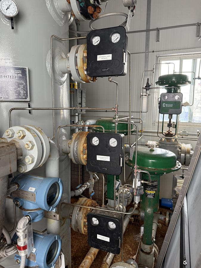 Used 30" 1440 PSI Vertical Sour Separator Package w/Integral 400 BBL Tank