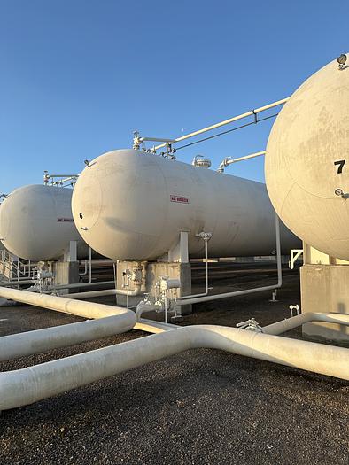 Used 90,000 Gallon 250 PSI Storage Bullet