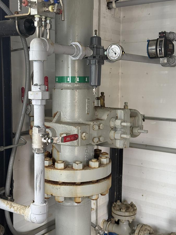 Used 60" x 20' 530 PSI Sour Horizontal Separator Package