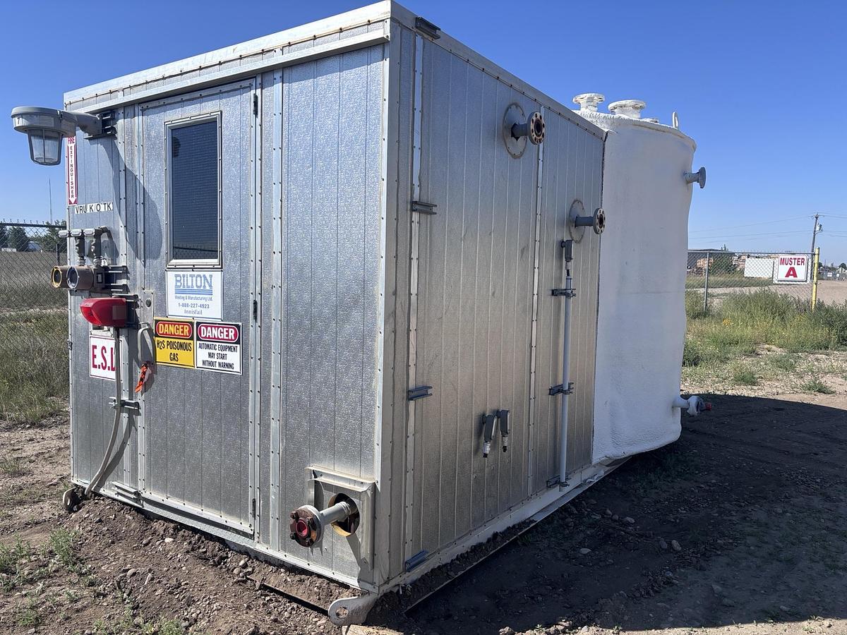 Used 100 BBL DW Internally Coated, Insulated with Heated Building