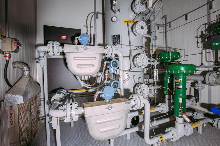 Refurbished 30" 1440 PSI Vertical Sour Separator Package w/Integral 400 BBL Tank