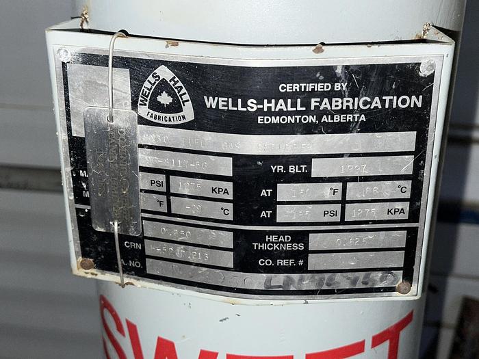 Used 48" 720 PSI Group Separator with 36" 720 PSI Test Separator and 8 Well Inlet Header