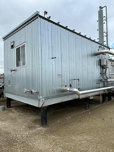 Used 60" x 10' 720 PSI Horizontal Rushton 3 Phase Separator Package