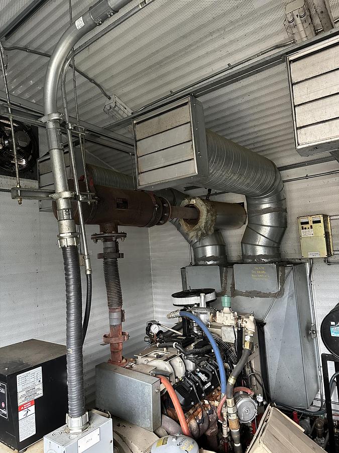 Used Dual 130 KW Katolight Generators with GM 8.1 L Natural Gas Engines