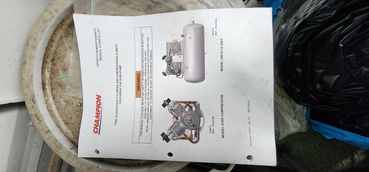Used Dual Air/Instrument Air Compressor - 16013