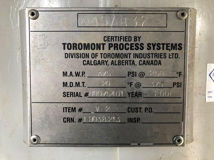 Used 400 HP Frick TDSH283L Screw Compressor w/ Cat 3408 Natural Gas Driver