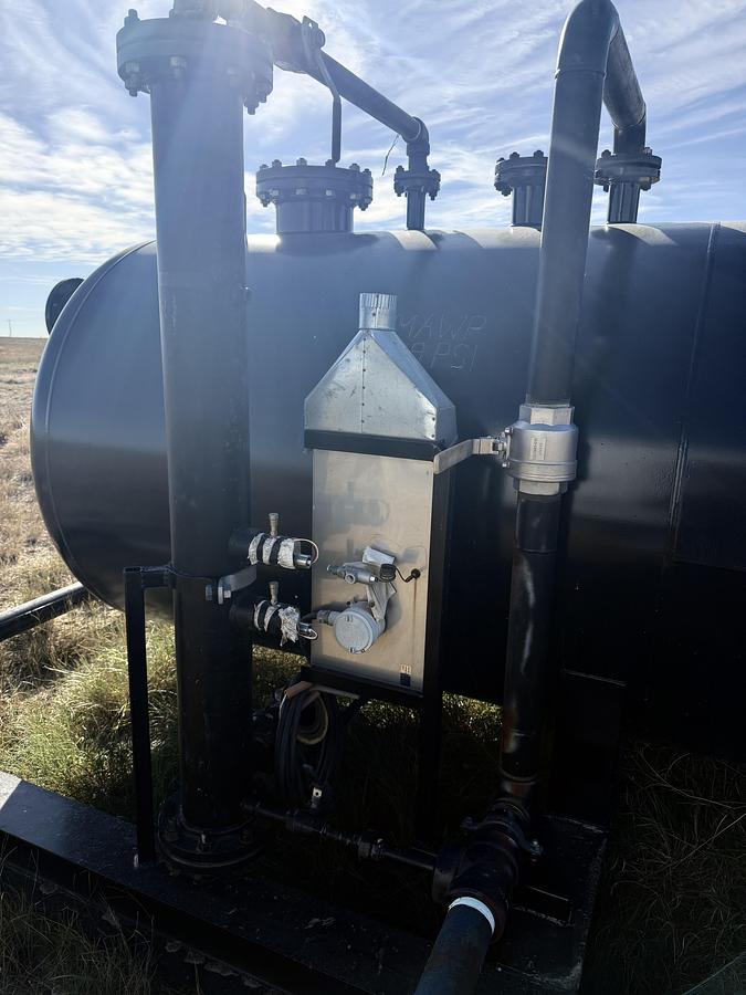 Refurbished 75 BBL Flare Knockout Skid 14.9 PSI Reconditioned - 15780