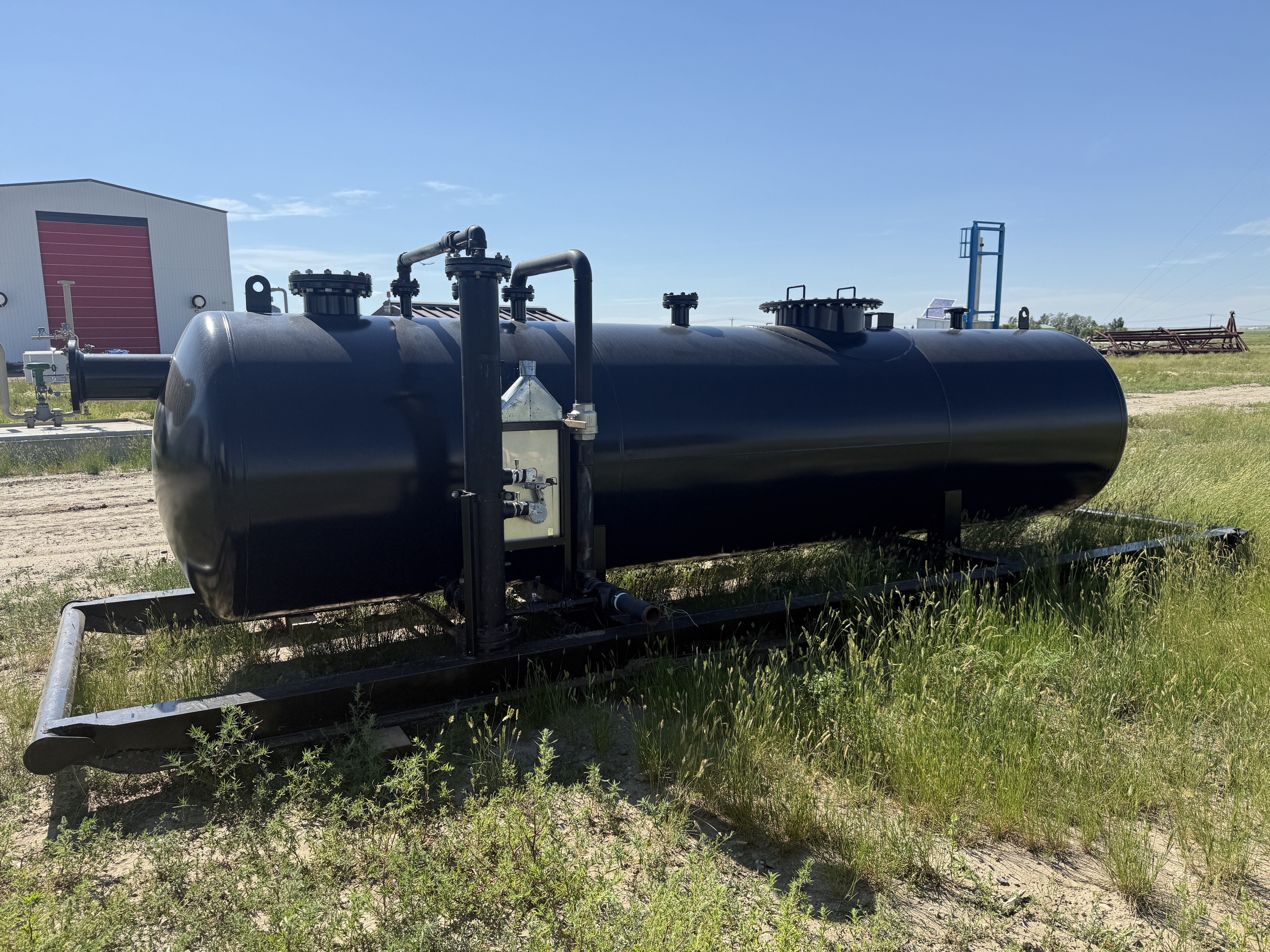 Refurbished 75 BBL Flare Knockout Skid 14.9 PSI Reconditioned - 15780