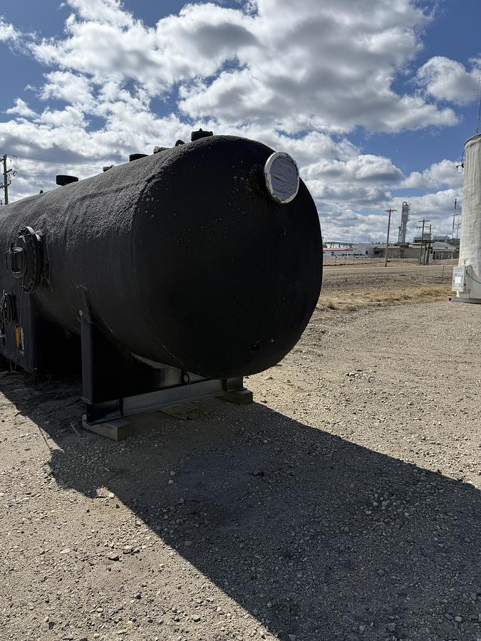 Used 100 BBL Double Wall 14.9 PSI 84" x 15' Insulated Heated Flare KO