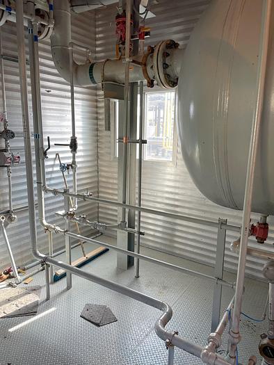 Used 60" x 24' 720 PSI Sour Horizontal 3 Phase Separator Package